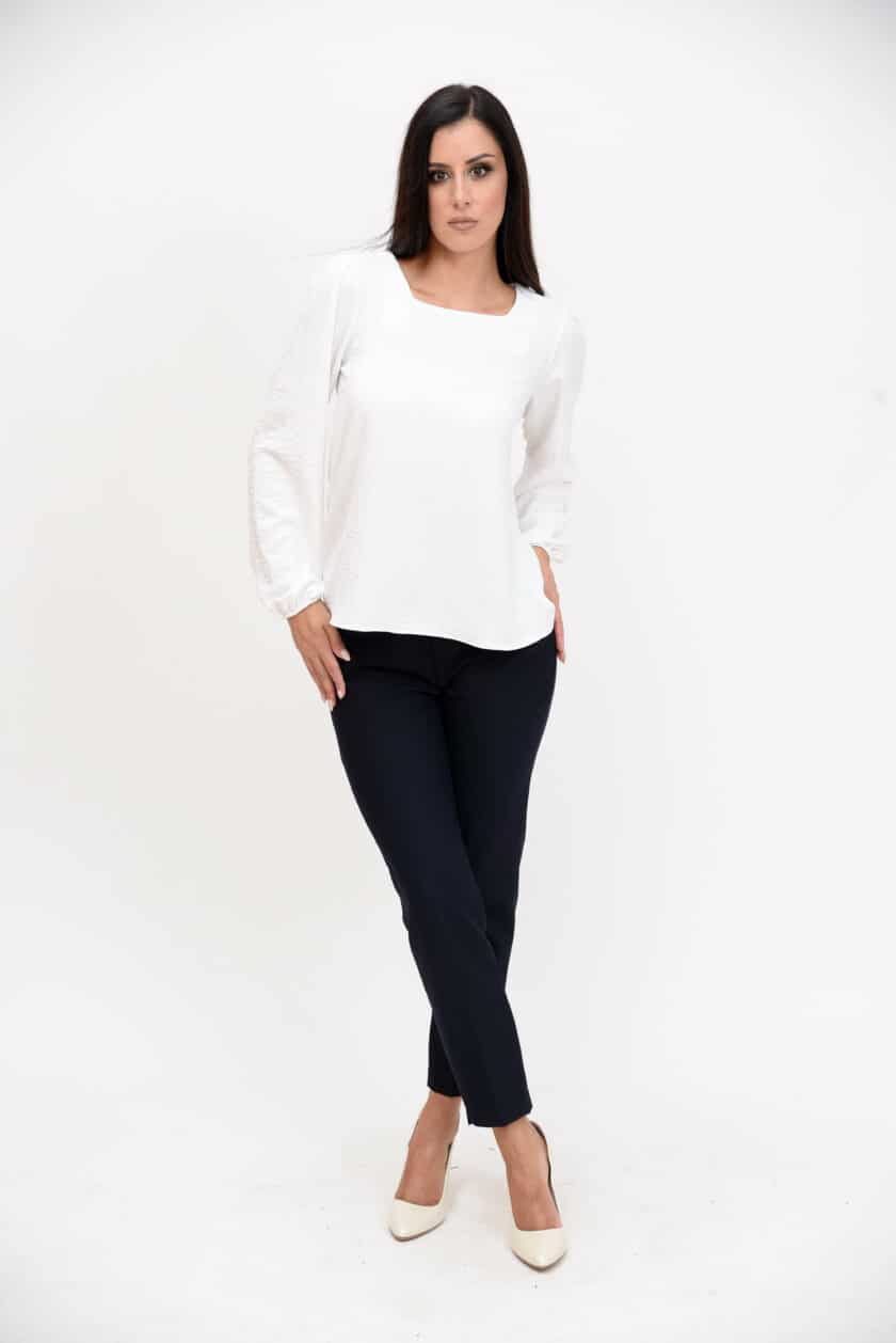 Minimalistička bluza kvadratnog izreza J4BL3945 - Image 5