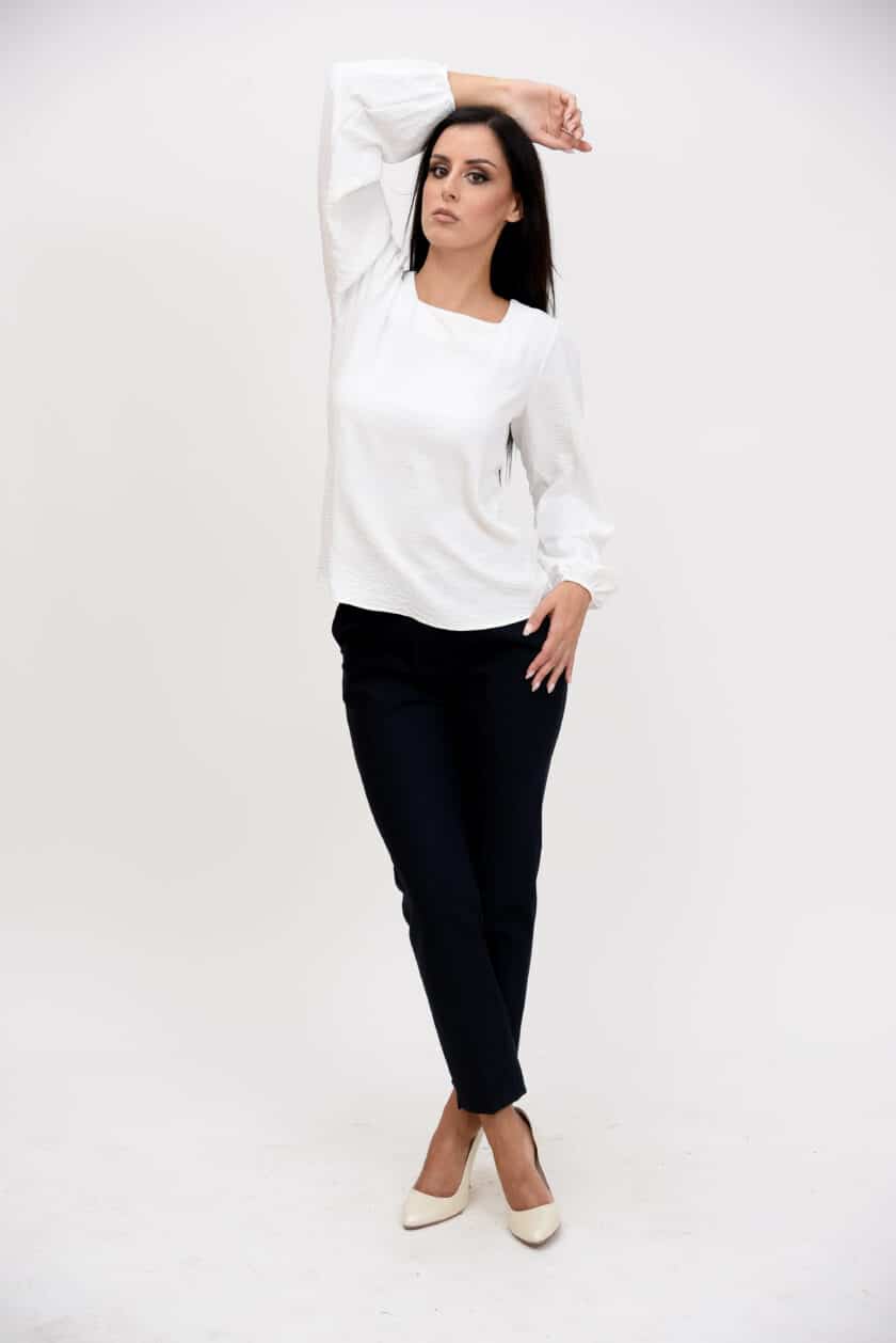 Minimalistička bluza kvadratnog izreza J4BL3945 - Image 6